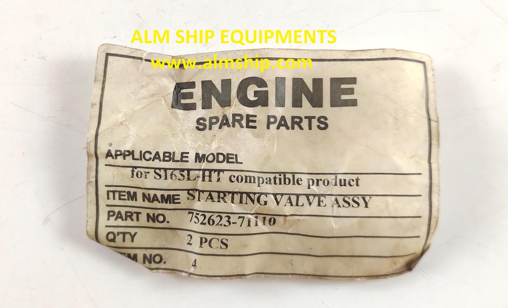 YANMAR STARTING VALVE ASSY S165