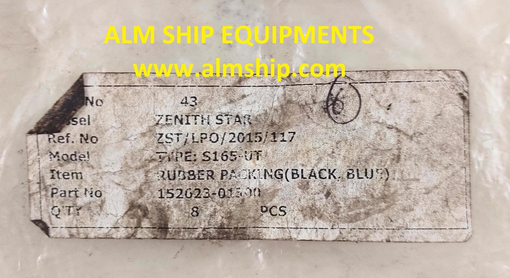 YANMAR RUBBER PACKING S165