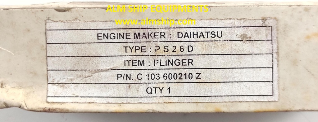 DAIHATSU PLUNGER PS-26D