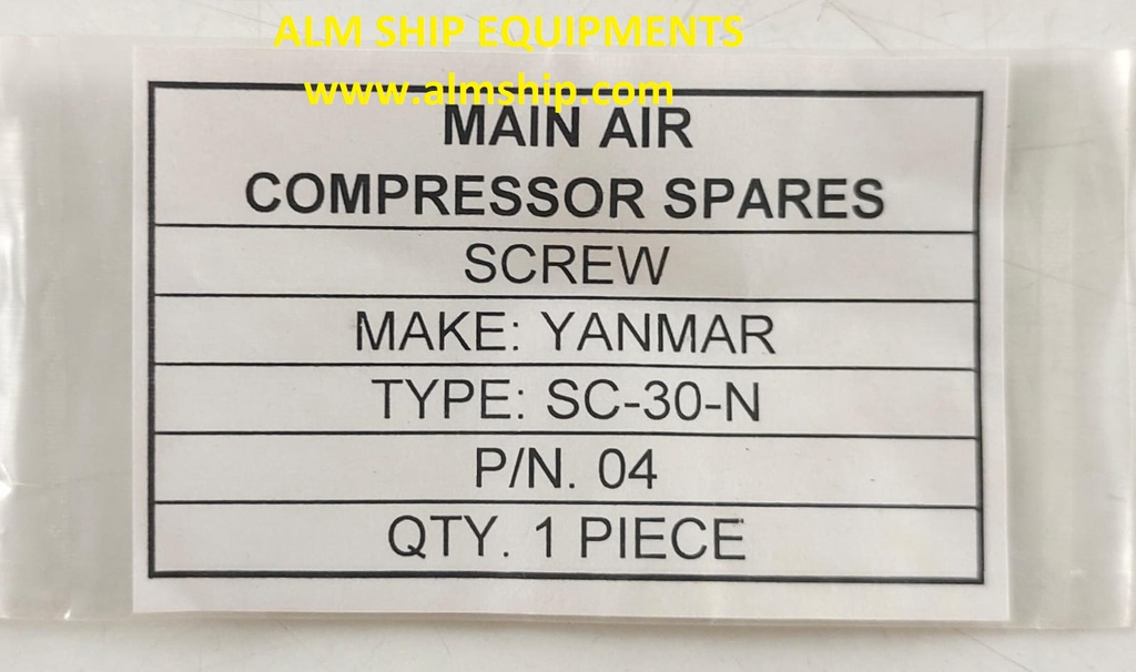 YANMAR SCREW SC-30N/SC-40N