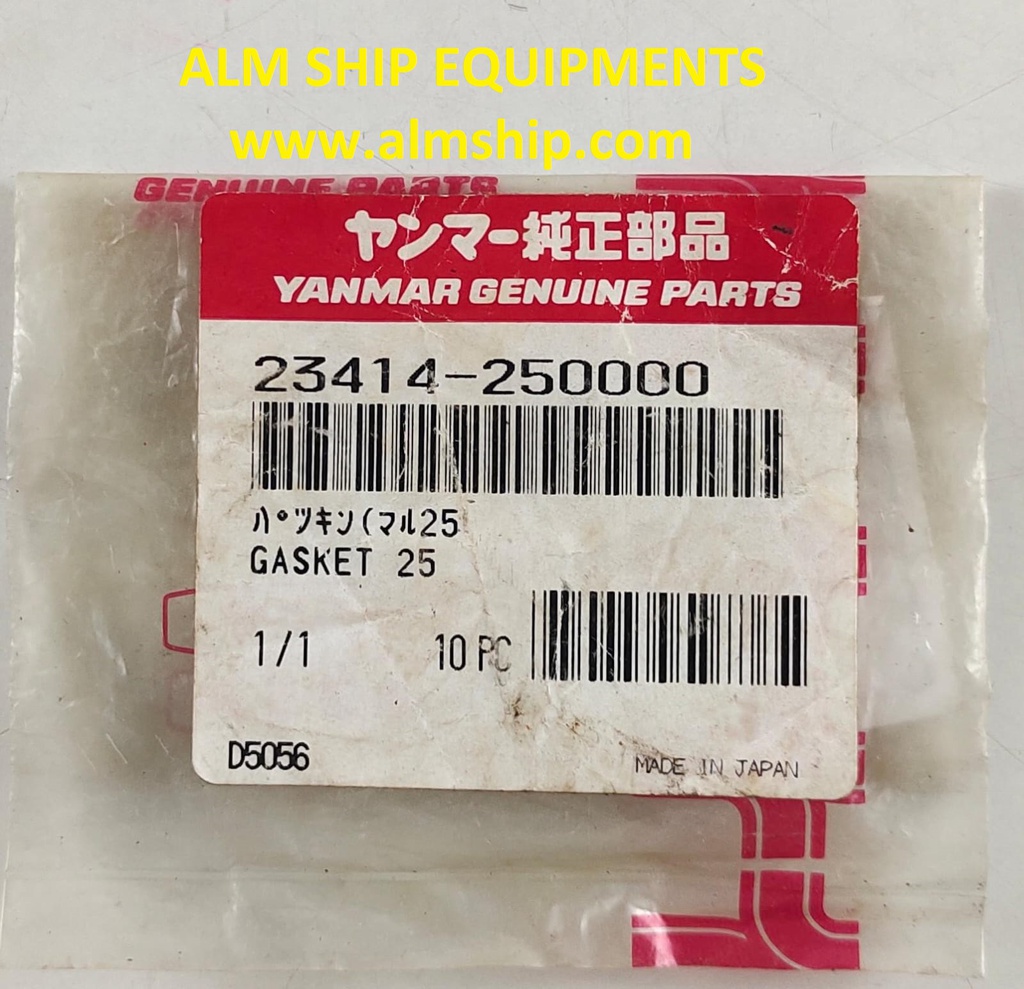 YANMAR GASKET/PACKING 25 SC-30N/SC-40N
