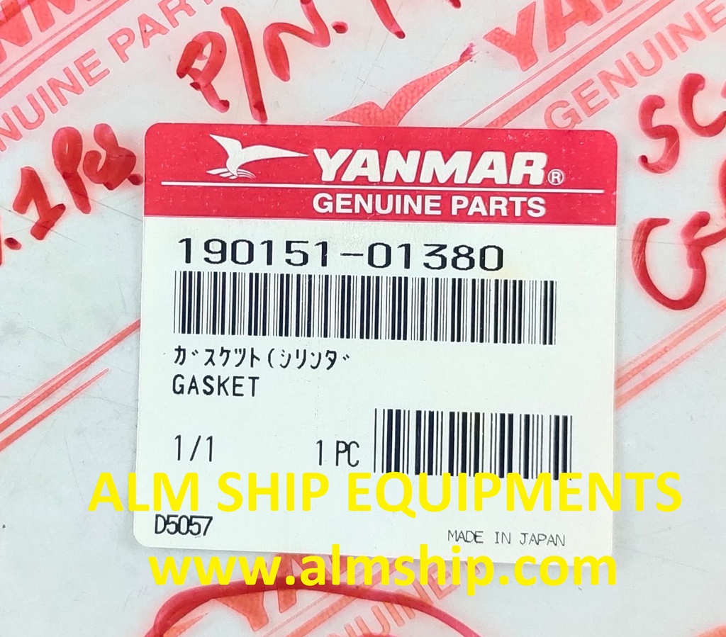 YANMAR GASKET CYL. COVER SC-30N/SC-40N