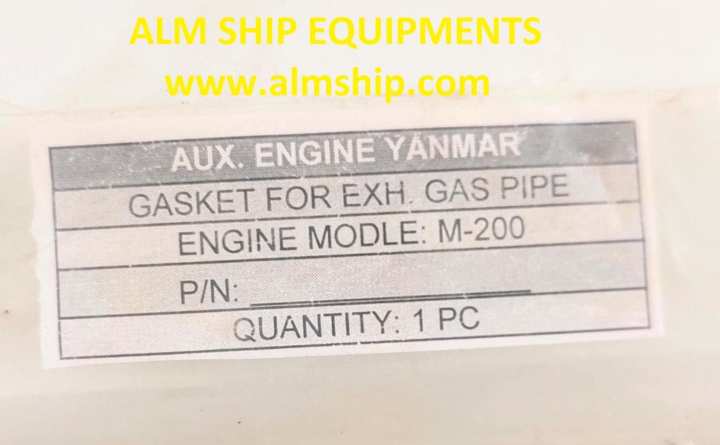YANMAR GASKET FOR EXH. GAS PIPE M200