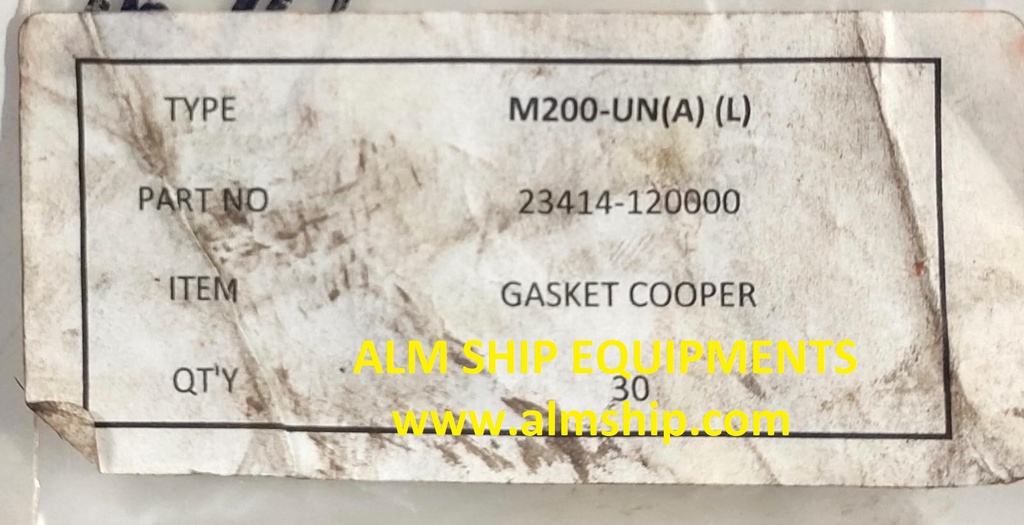 YANMAR GASKET COPPER M200