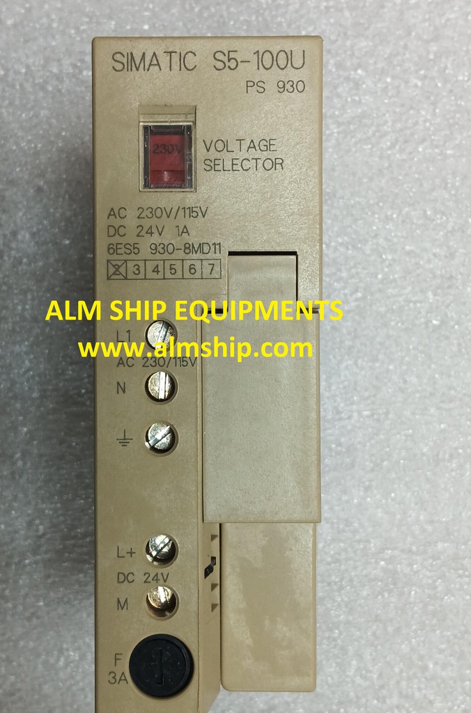 SIMATIC S5-100U/ SIEMENS/ 6ES5 930-8MD11