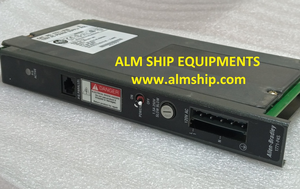 120V AC POWER SUPPLY MDL/ Allen Bradley/1771-P4S