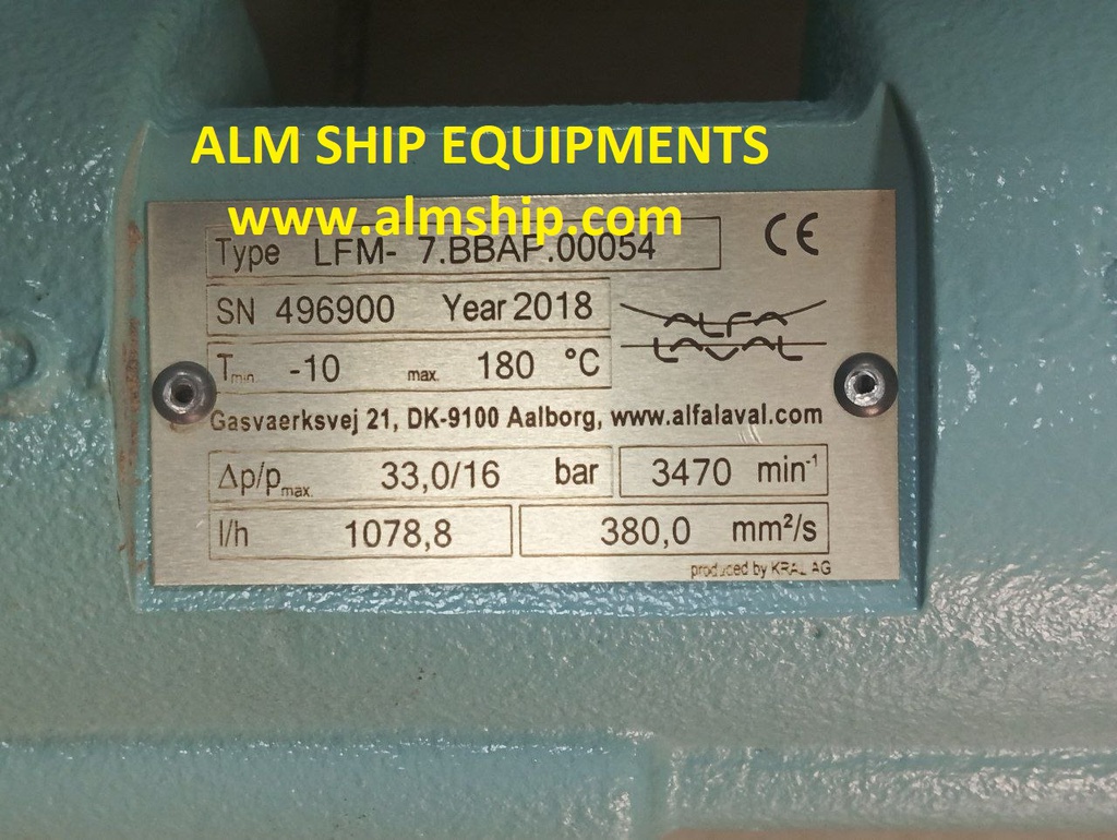 Screw Pump / Alfa Laval / LFM- 7.BBAP. 00054