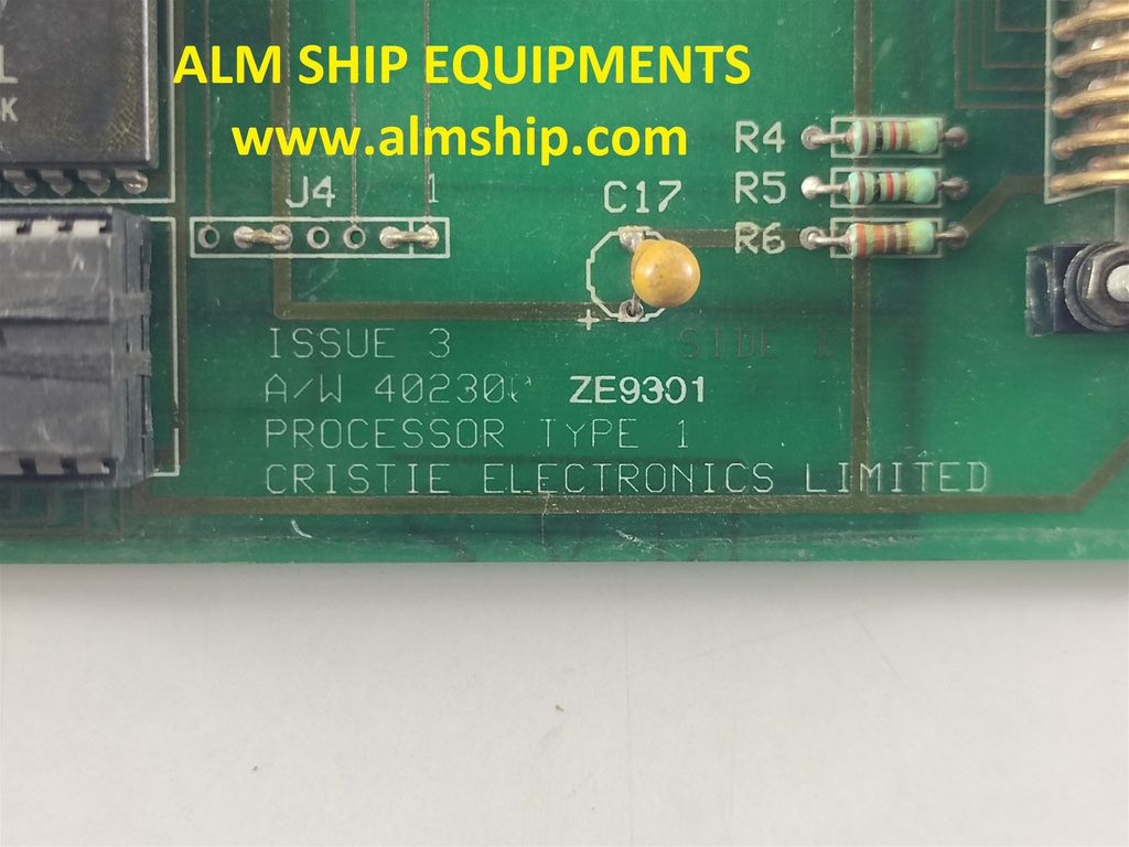 CRISTIE ELECTRONICS A/W 402300 PROCESSOR TYPE 1