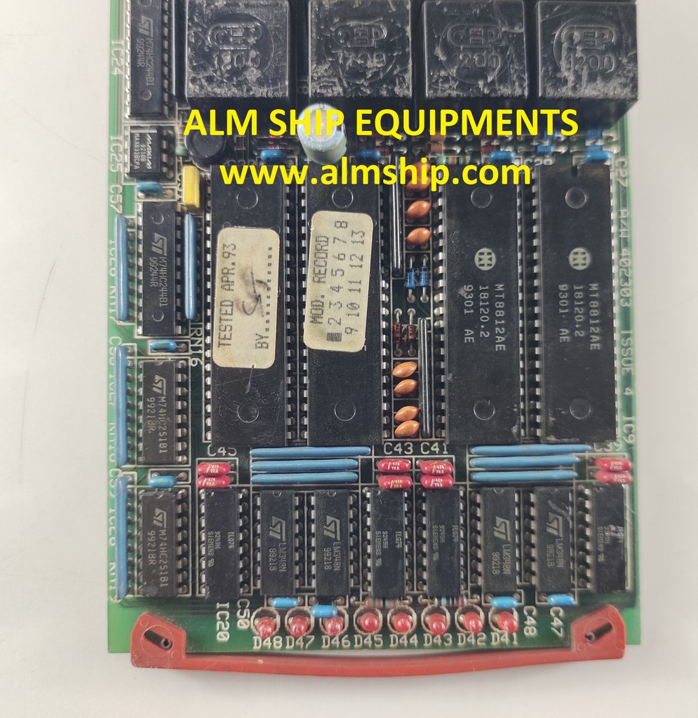 CRISTIE ELECTRONICS A/W 402303 MOD RECORD 2-13