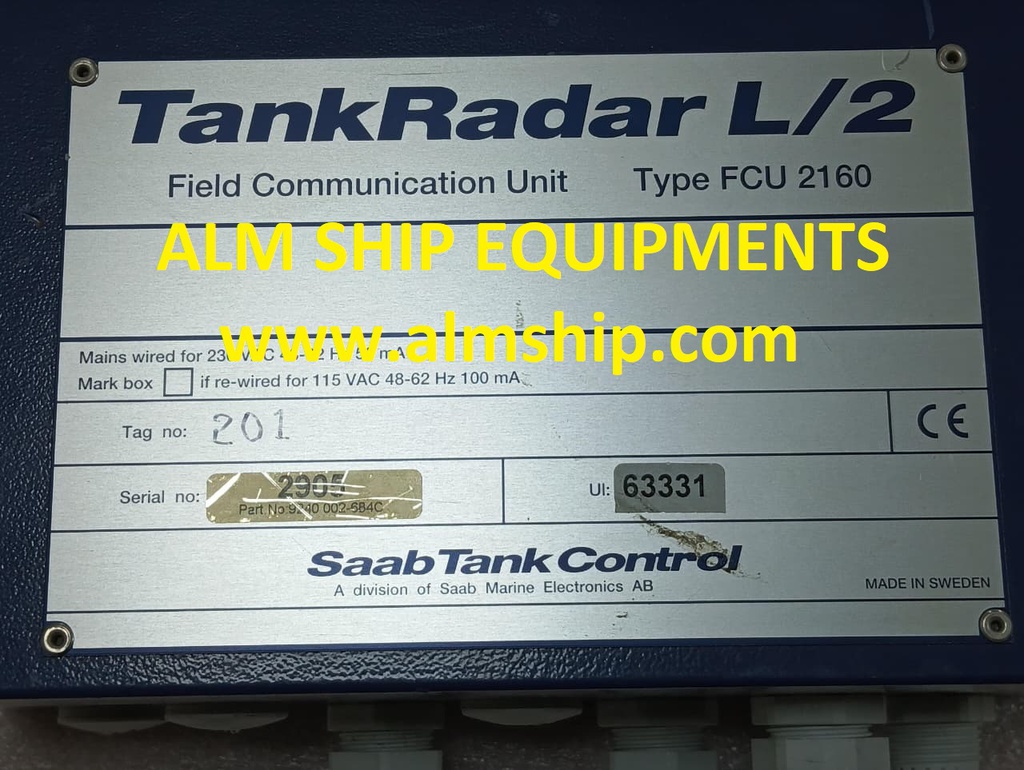 FIELD COMMUNICATION UNIT/ SAAB TANK CONTROL