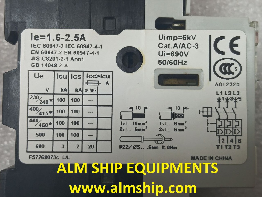 MOTOR BREAKER/ GE/ GPS1BSAG