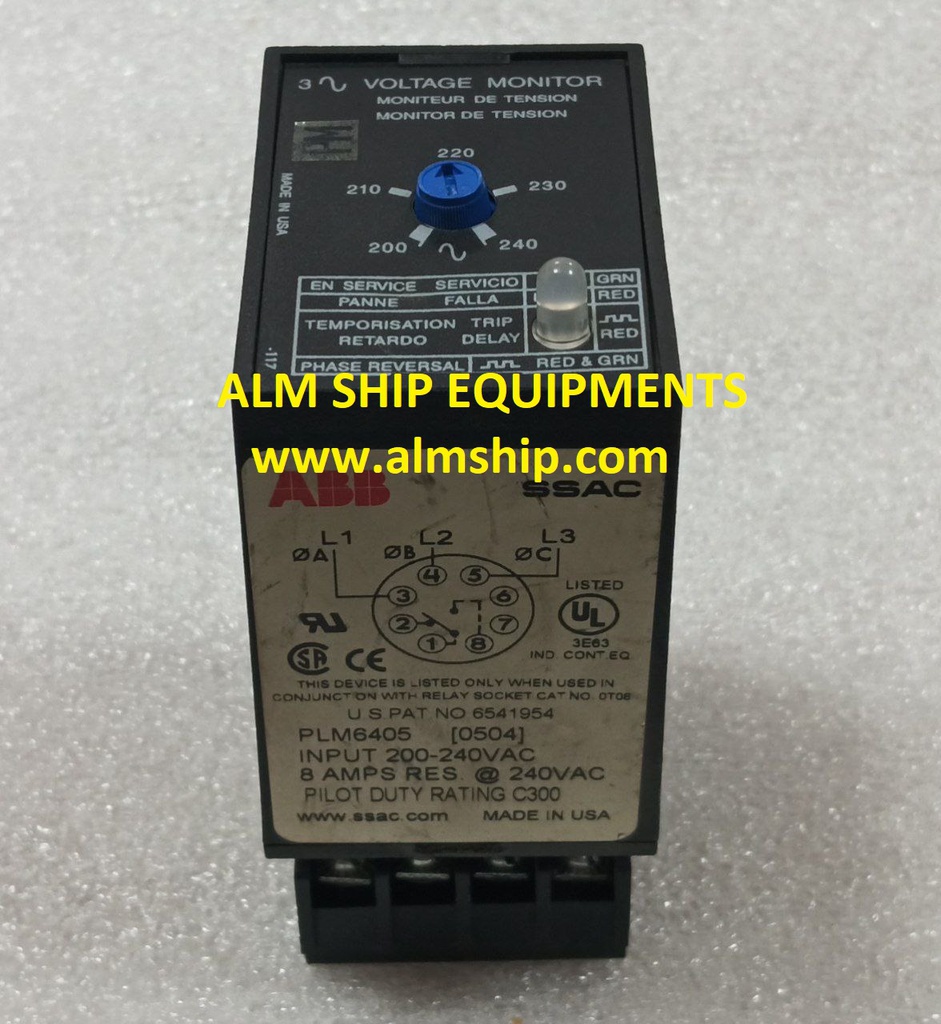 VOLTAGE MONITOR/ ABB / PLM6405