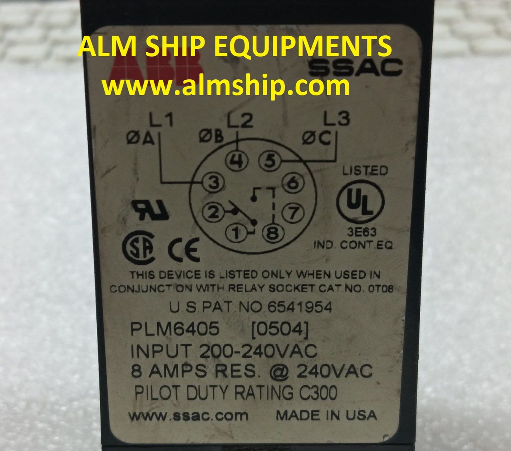 VOLTAGE MONITOR/ ABB / PLM6405