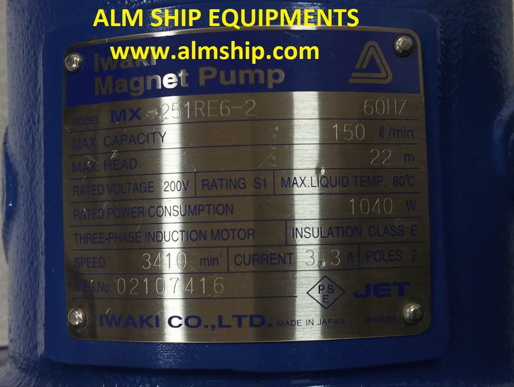 MAGNET PUMP/ IWAKI / MX-251RE6-2