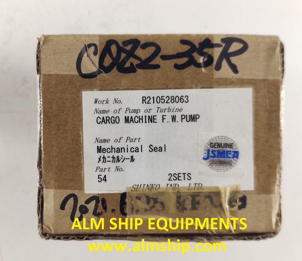 SHINKO/PILLAR MECHANICAL SEAL SGS 225-41/ES10-035RJP