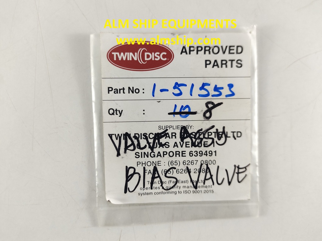 TWIN DISC PACKING P/N 1-51553