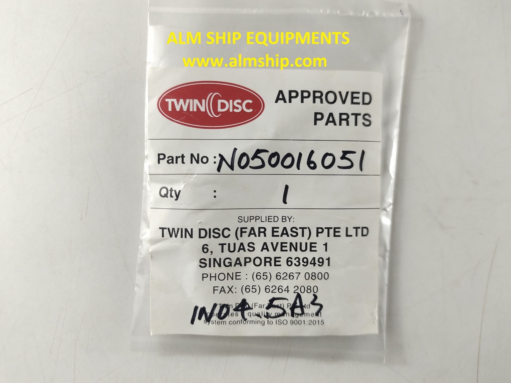 TWIN DISC SPRING P/N N050016051