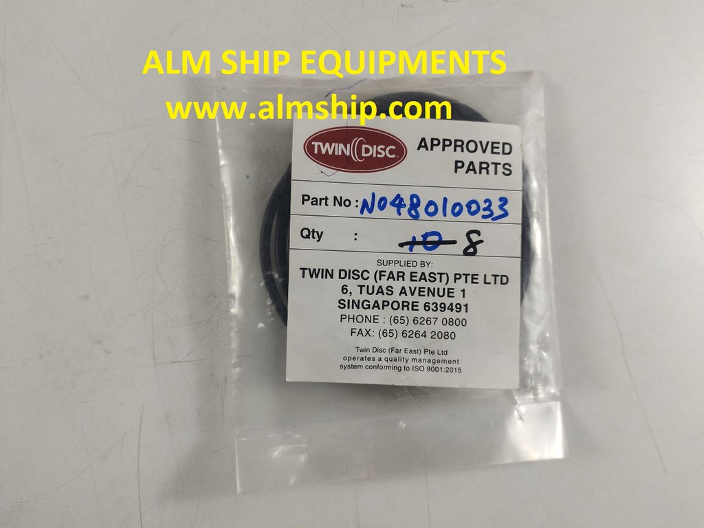 TWIN DISC O-RING P/N N048010033