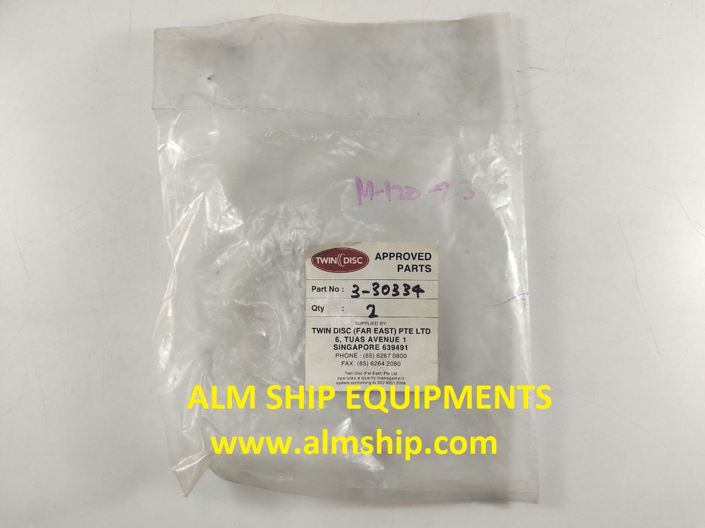 TWIN DISC GASKET P/N: 3-30334