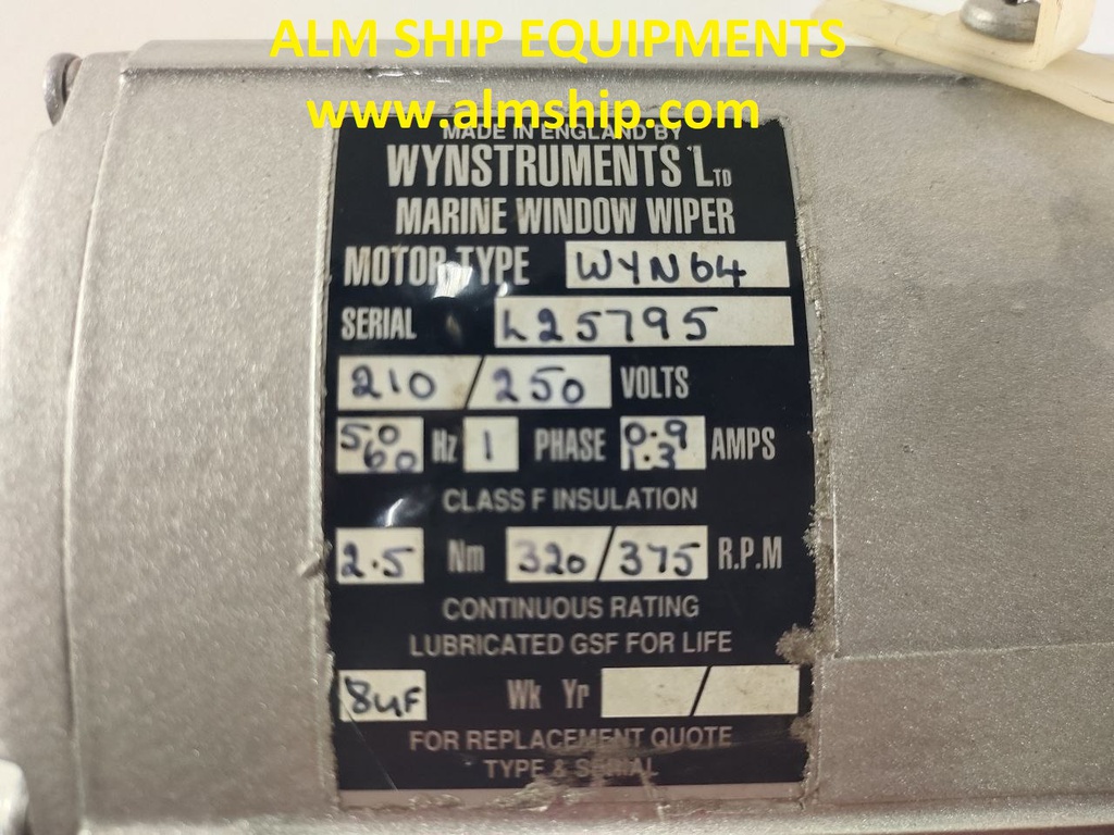 WYNSTRUMENTS MARINE WINDOW WIPER MOTOR- WYN64