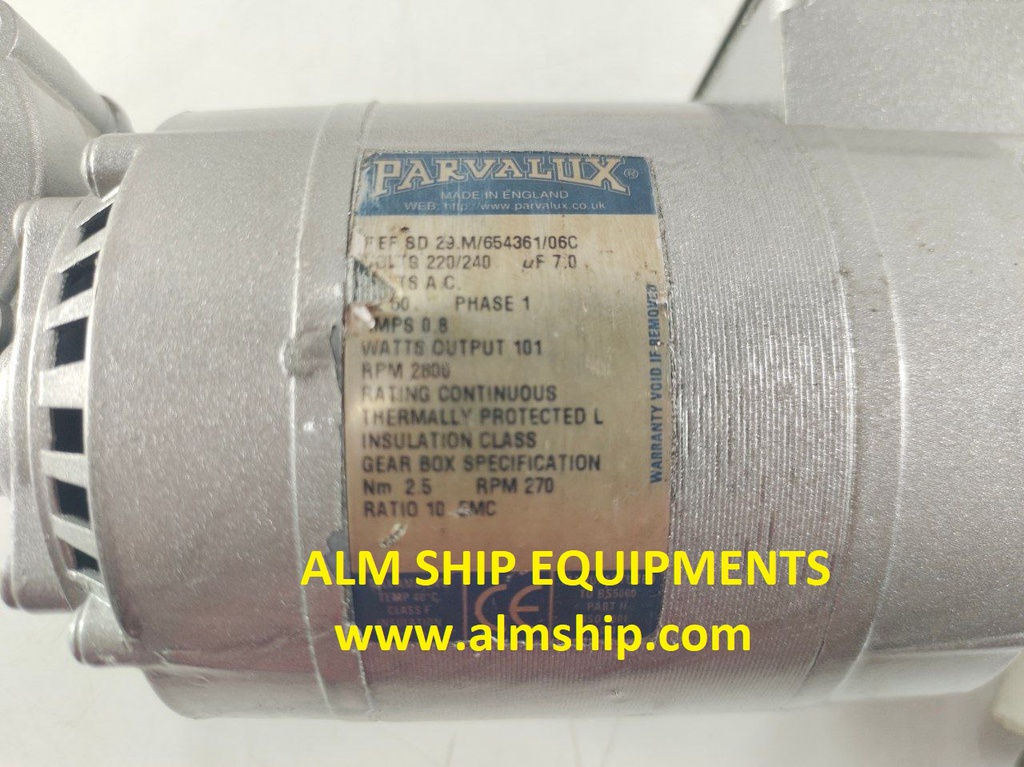 PARVALUX SD 29.M/654361/06C-MOTOR WIPER MOTOR