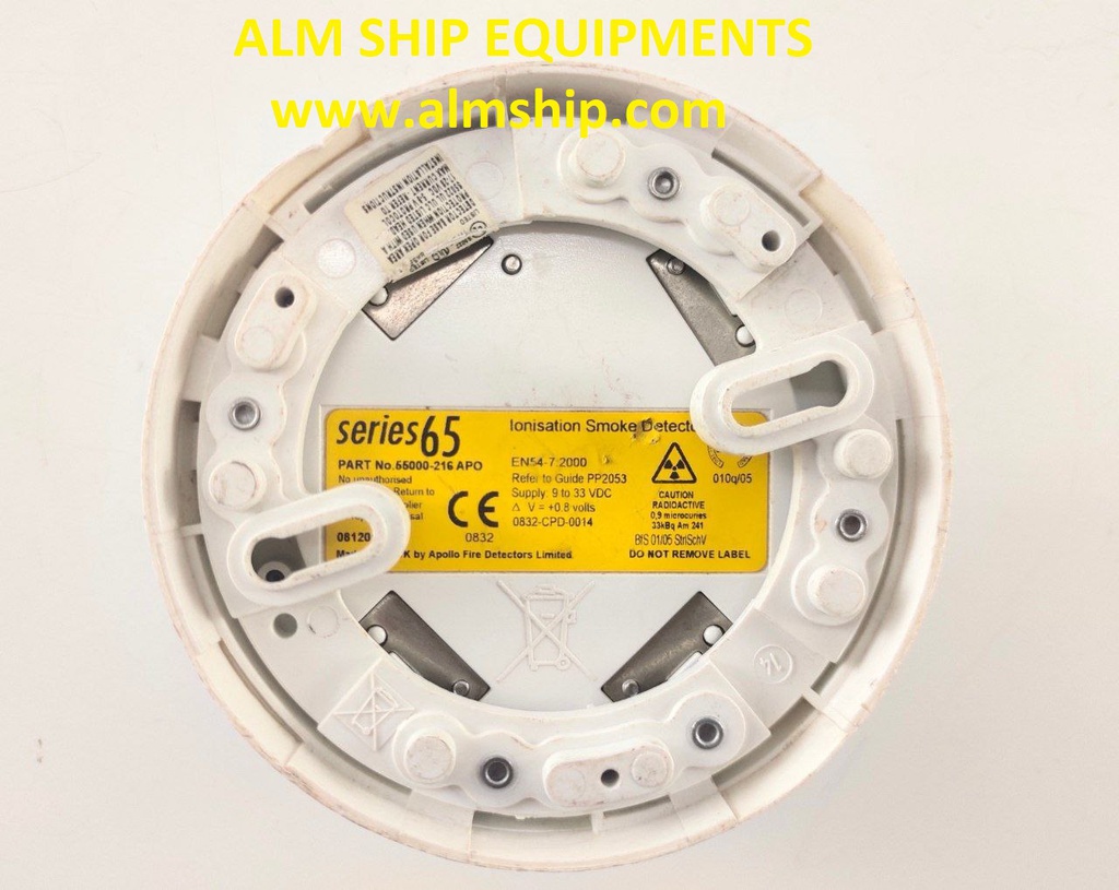 SMOKE DETECTOR WITH BASE SERIES 65 APOLLO 55000-216 APO