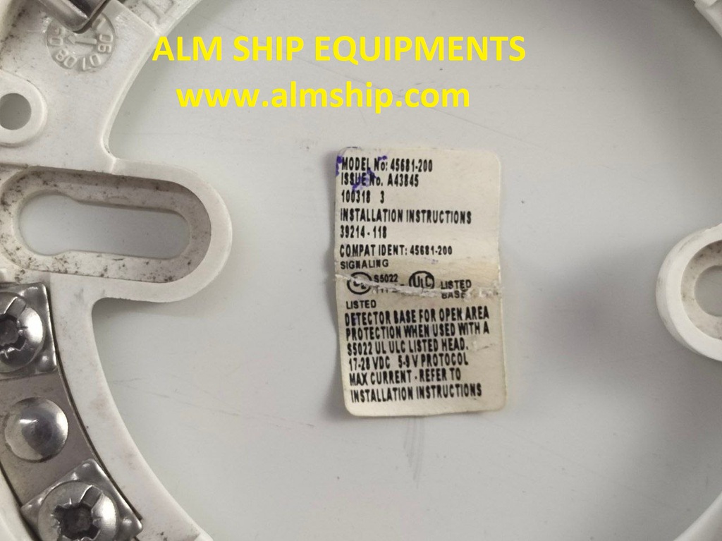 SMOKE DETECTOR WITH BASE SERIES 65 APOLLO 55000-216 APO