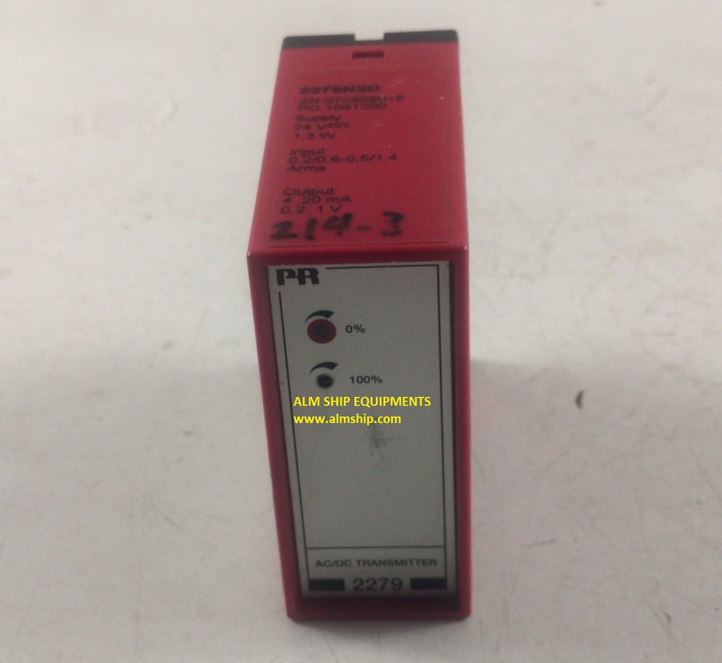 Pr Electronics 2279N2D / 2279 Ac/Dc Transmitter
