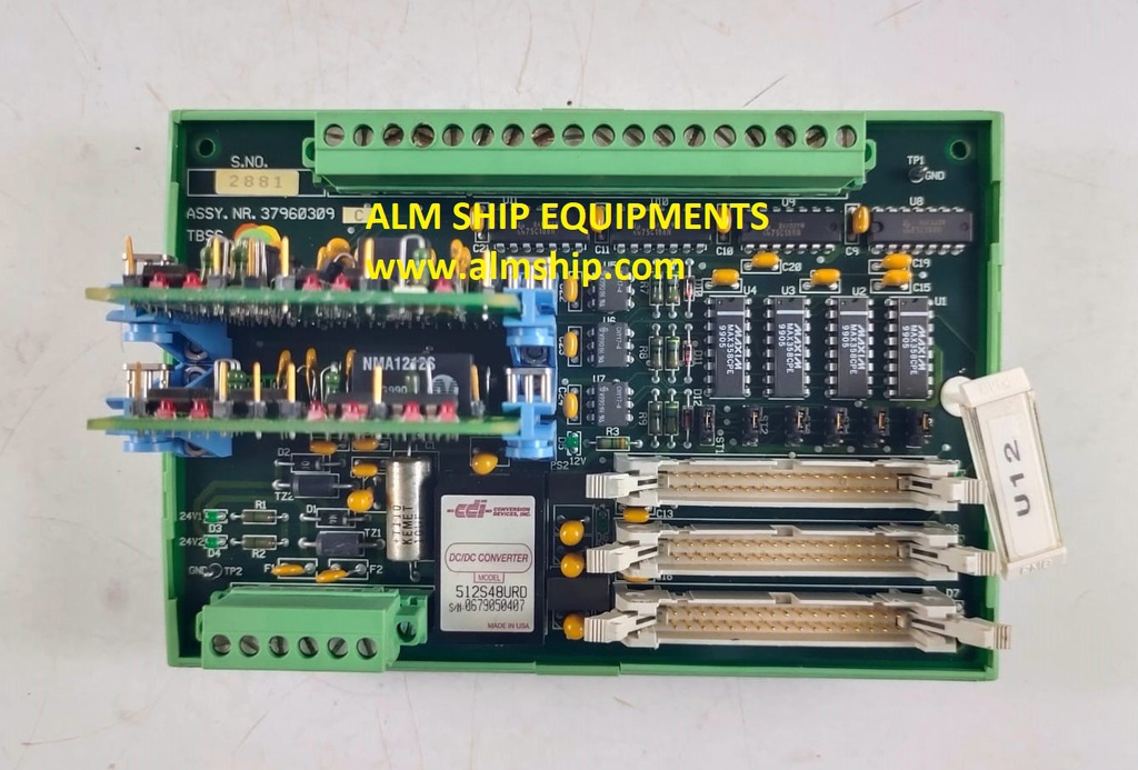 Simrad Norge 37960309 C &amp; 37960325 B Tbss Interface Circuit Board