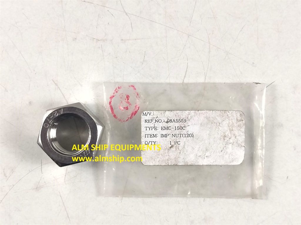 Impeller Nut P/n 120 For Taiko Kikai EMC-150C