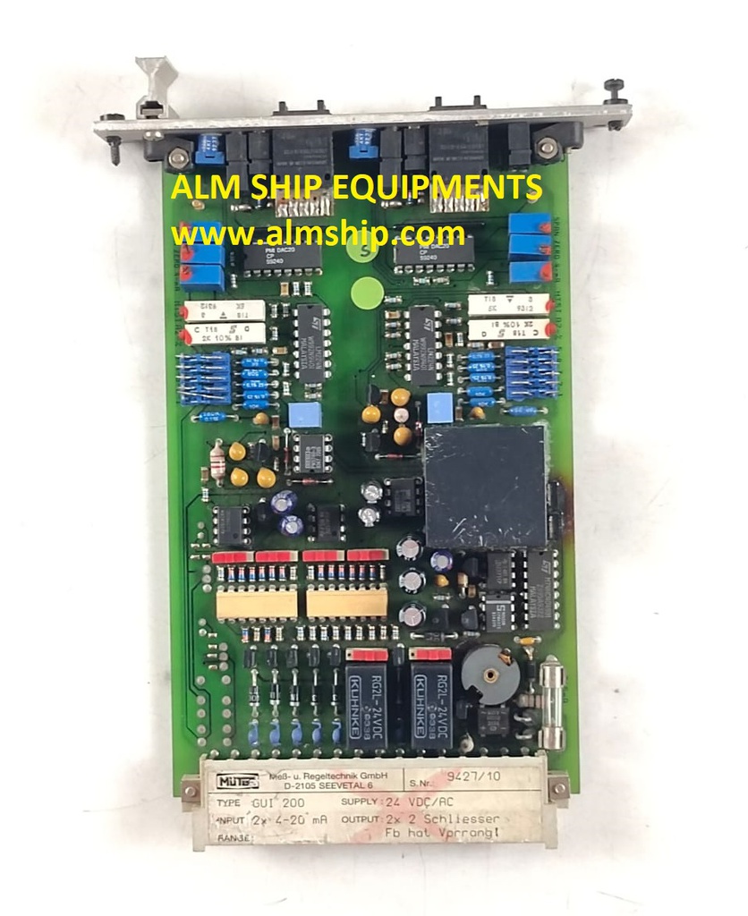 Mutec GUI 200 &amp; GUI-200/9012 Pcb Card