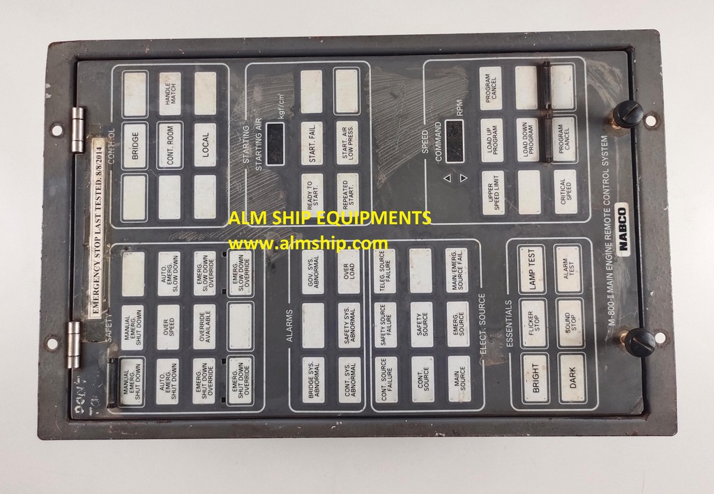 Nabco M 800-II Main Engine Remote Control System