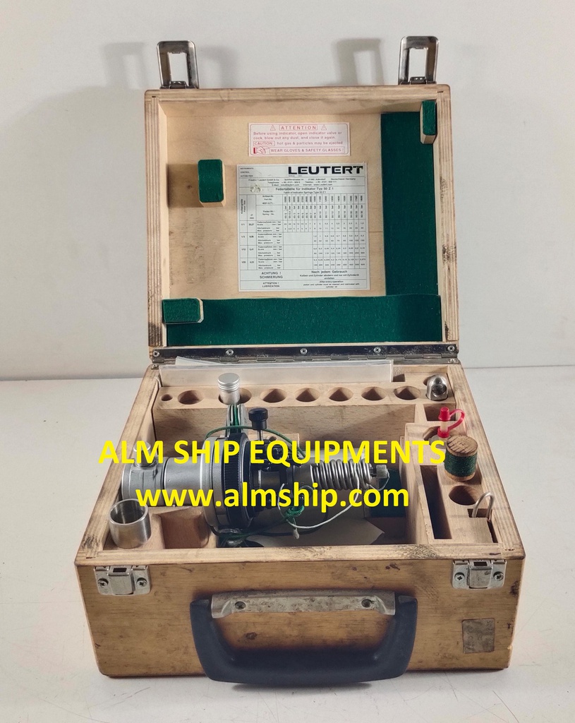 LEUTERT PEAK PRESSURE INDICATOR 50Z1-100033