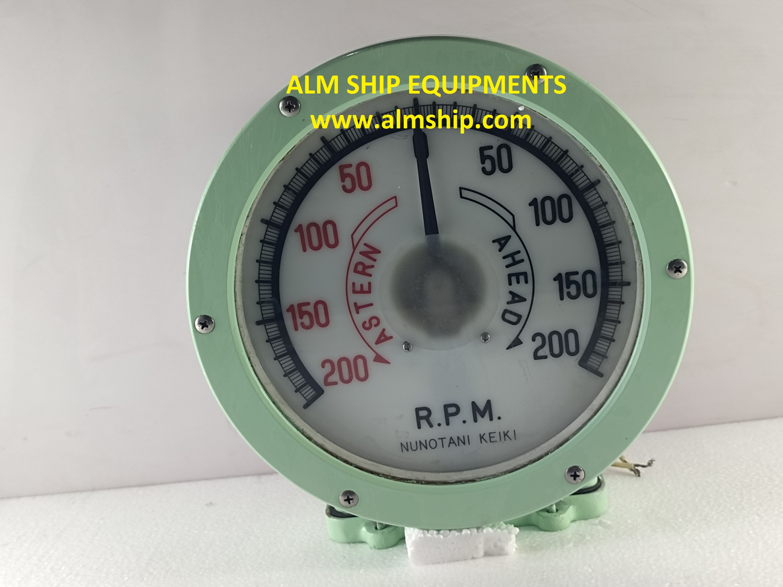 NUNOTANI KΕΙΚ JIS F 8521-SL200KO ELECTRIC PROPELLER SHAFT REVOLUTION INDICATOR FOR MARINE USE RECEIVER