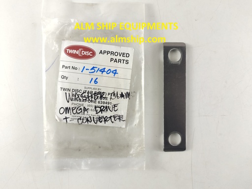 TWIN DISC WASHER CLAMP P/N 1-51404