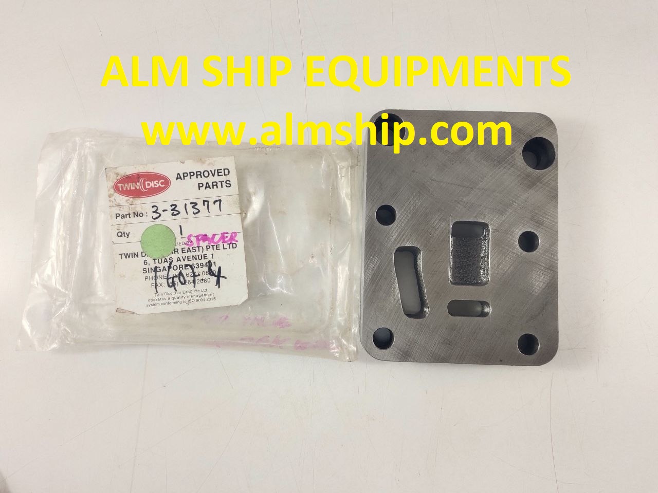 TWIN DISC SPACER P/N: 3-31377