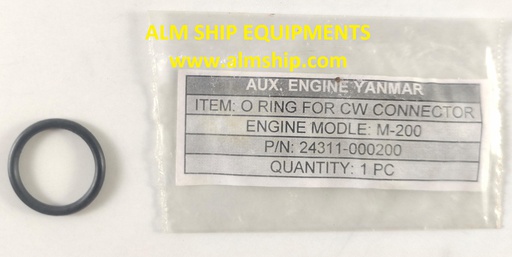YANMAR O-RING FOR CW CONNECTOR M-200