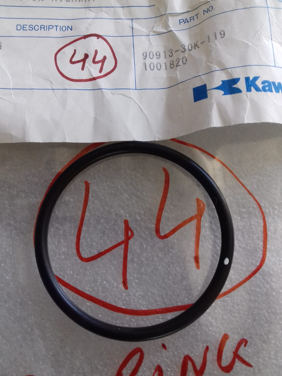 O-RING-KAWASAKI 8S60MCE