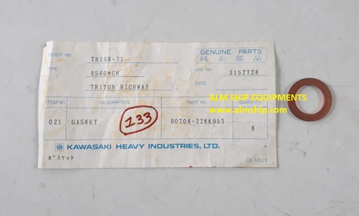 GASKET-KAWASAKI 8S60MCE