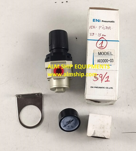 Eni Pneumatic AR3000-03 Air Filter With Meter