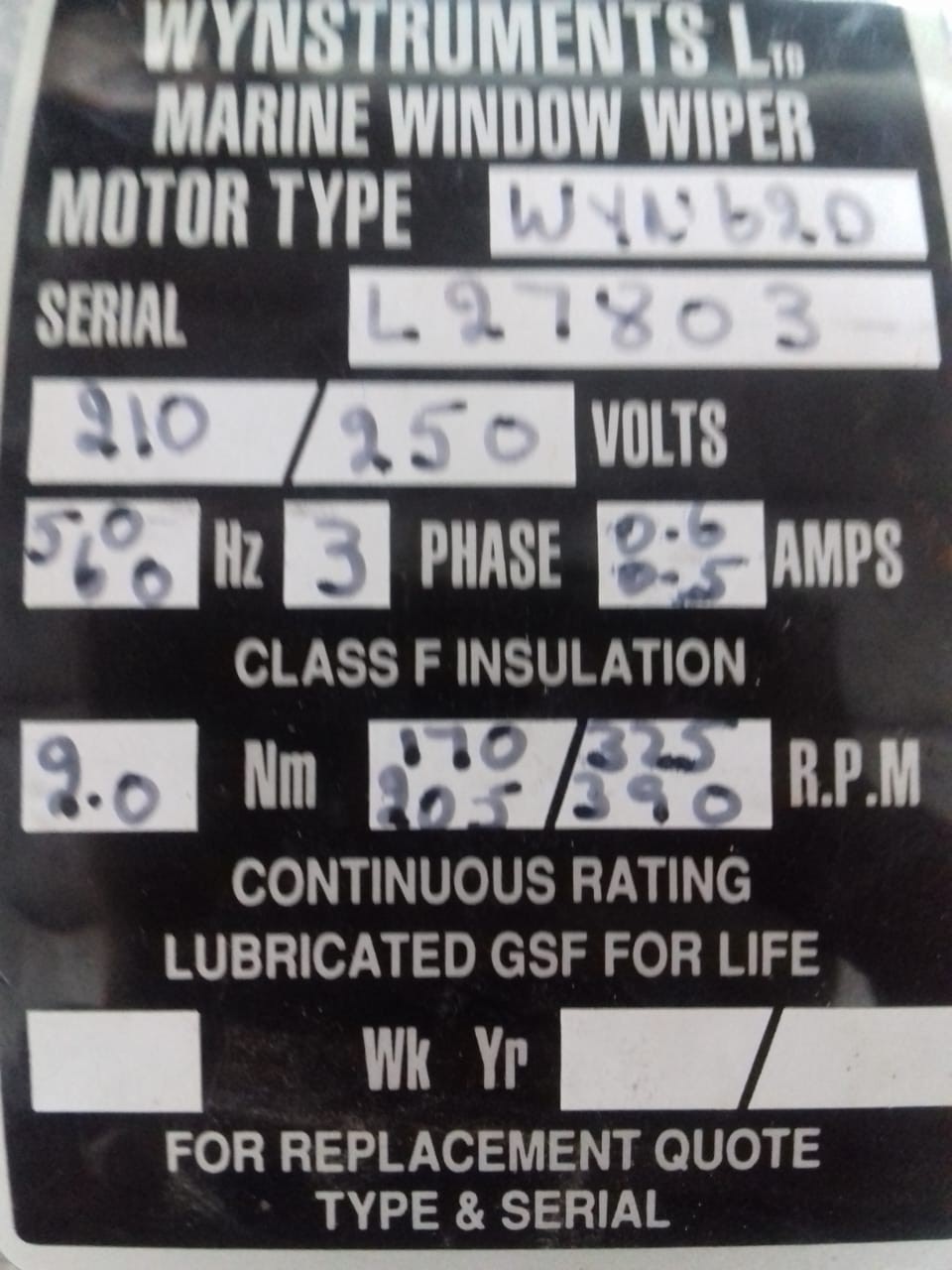 WYU 620 (WYNSTRUMENTS LTD)