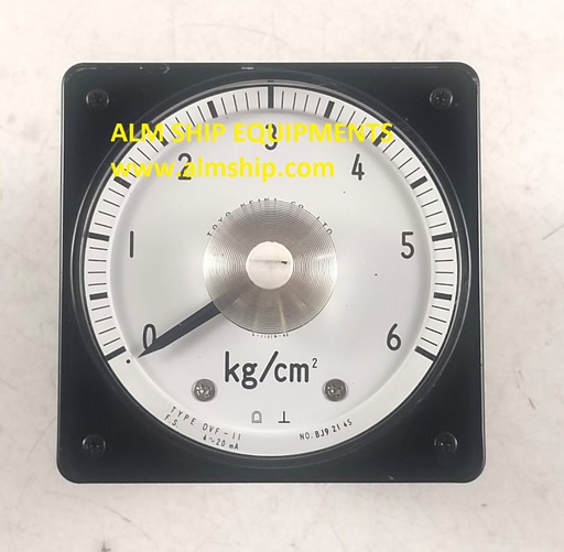 Toyo Keiki DVF-11 Pressure Indicator 0-6 kg/cm2