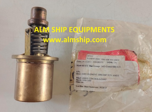 AMOT ASSY ELEMENT 1096100F TCV THERMOSTATE VALVE