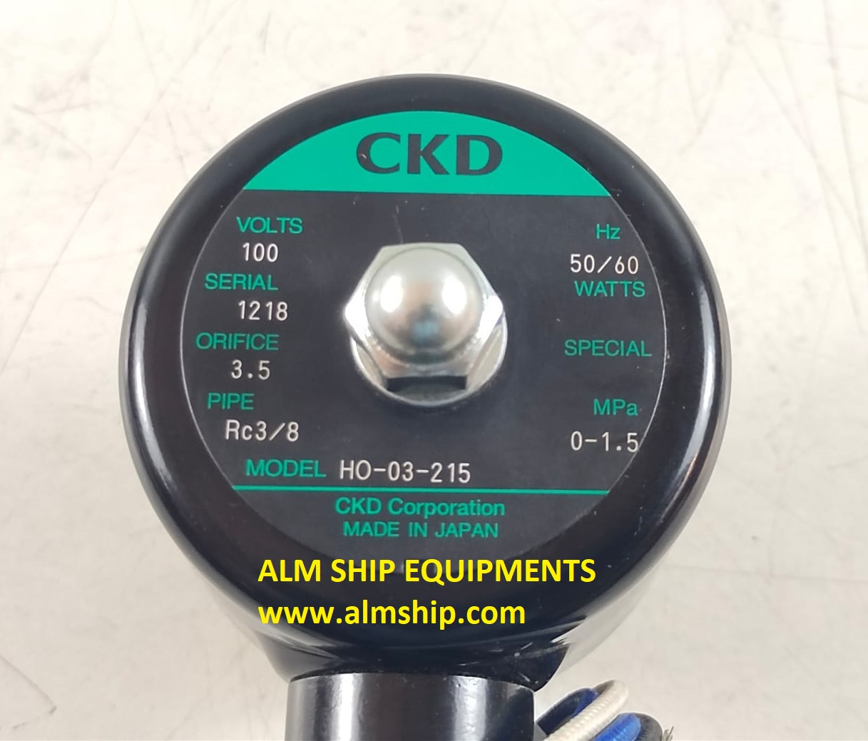 CKD HO-03-215 Solenoid Valve