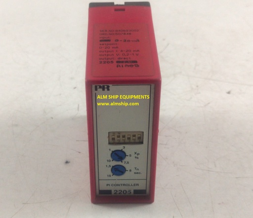 Pr Electronics 2205 A1AOB / 2205 Pi Controller