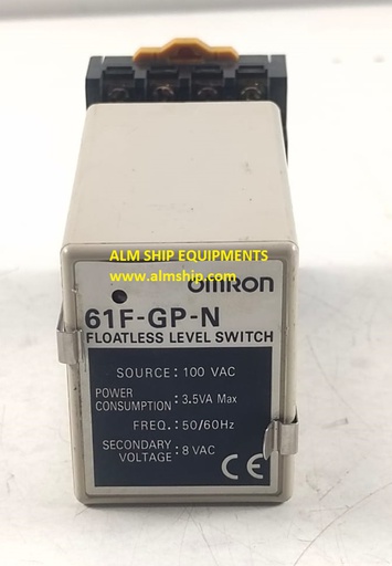 Omron 61F-GP-N Floatless Level Switch 100V (With Socket)
