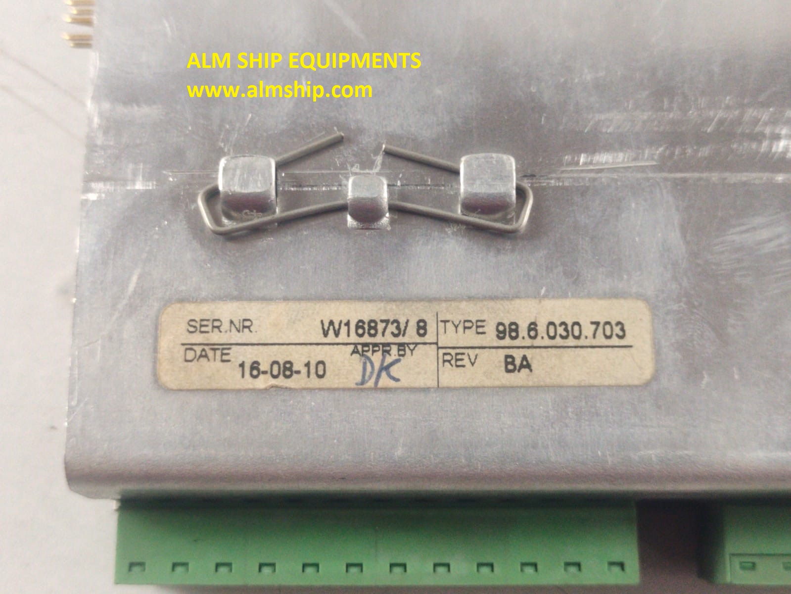 Praxis 98.6.030.703 Processor Board Rev BA Id 116