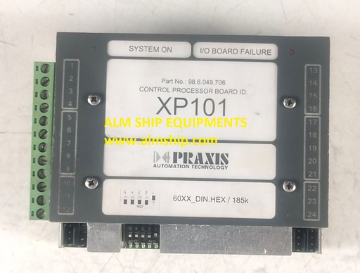Praxis 98.6.049.7065 / 98.6.049.706 Control Processor Board Id XP101