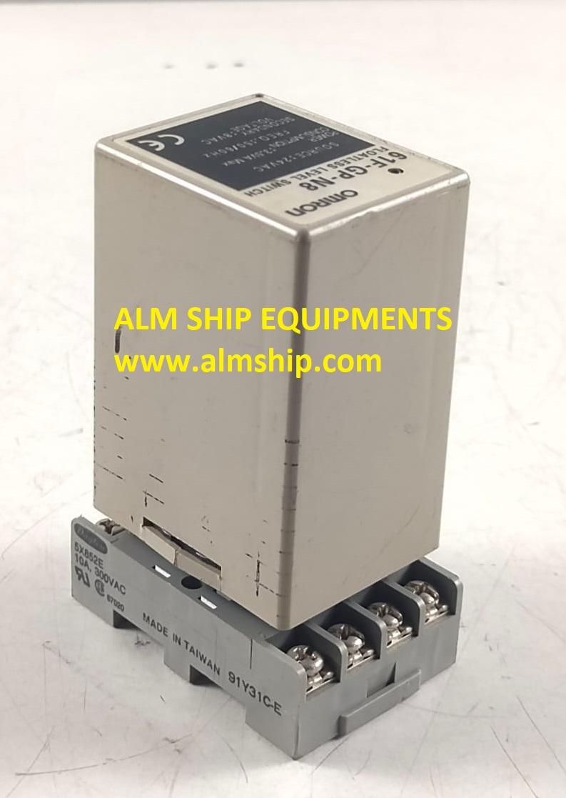 Omron 61F-GP-N8 Floatless Level Switch 24V with Socket