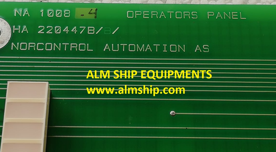 NOR NA1008 HA220447 B OPERATORS PANEL